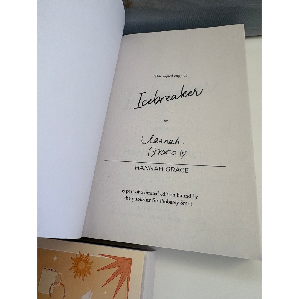 SIGNED Icebreaker, Wildfire & Daydream MAPLE HILLS by Hannah Grace PROBABLY SMUT - Picture 4 of 10